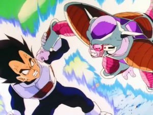 Goku vs Vegeta First Fight