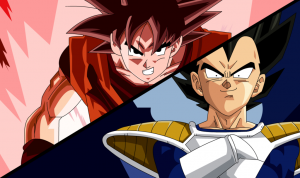 Goku vs Vegeta First Fight